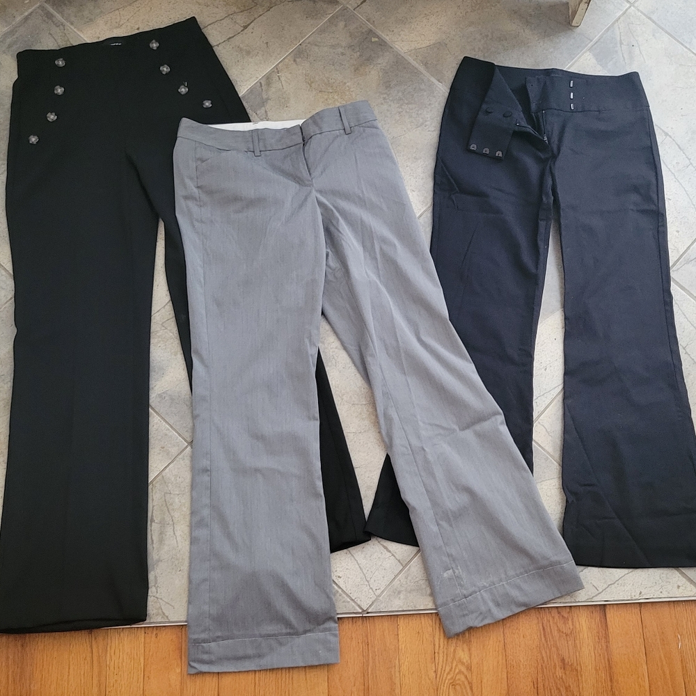 3 pair of Express dress pants